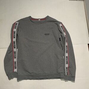 Moschino Crewneck Sweatshirt Size M Dark Gray
